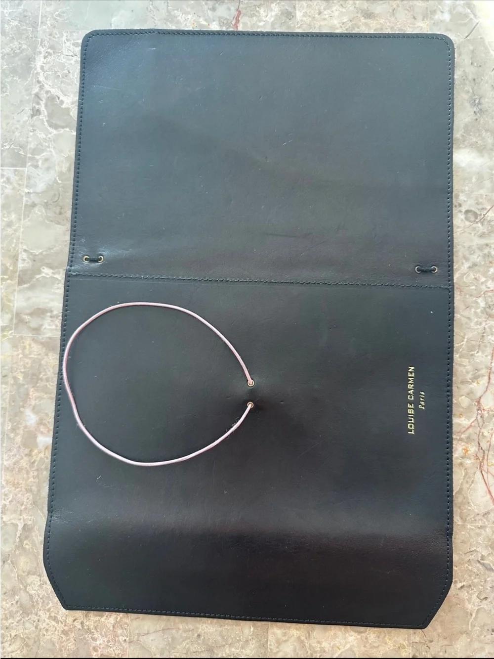 Louis Carmen Organizer Journal Cover with Elastic Closure